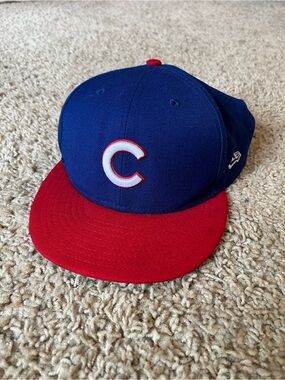 New Era Chicago Cubs Blue & Red MLB Cap